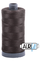 Aurifil Mako 28wt Cotton 750 m 820 yd. spool - 5013 Asphalt